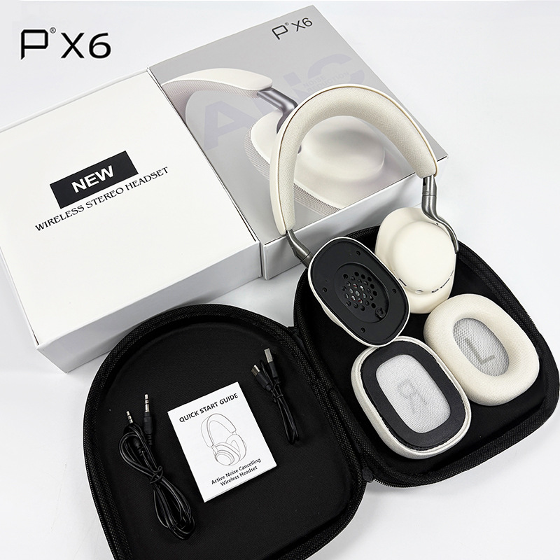 Nuevos auriculares inalámbricos Bluetooth de absorción transfronteriza ANC auriculares desmontables auriculares deportivos de reducción de ruido móvil general 6.0
