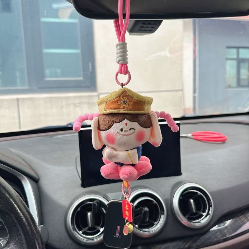 云冈石窟莲花佛小伴玩偶大同周边文创纪念品挂件精品钥匙扣车挂饰|undefined