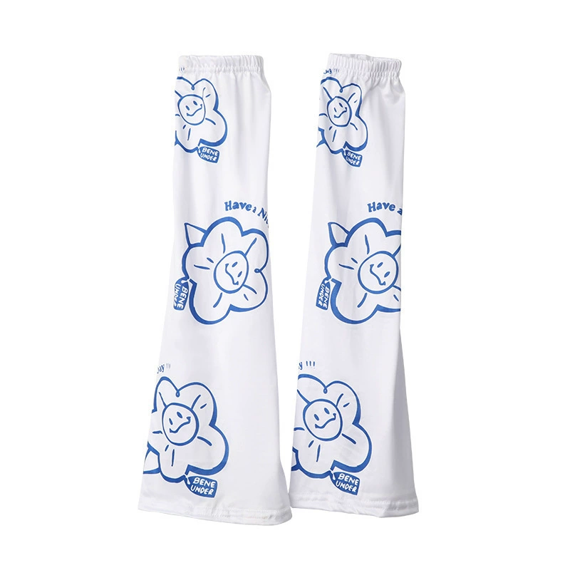 Summer gloves, megaphone, brand sleeves, silk cute protection sleeve solar-powered, Korean style, plus size