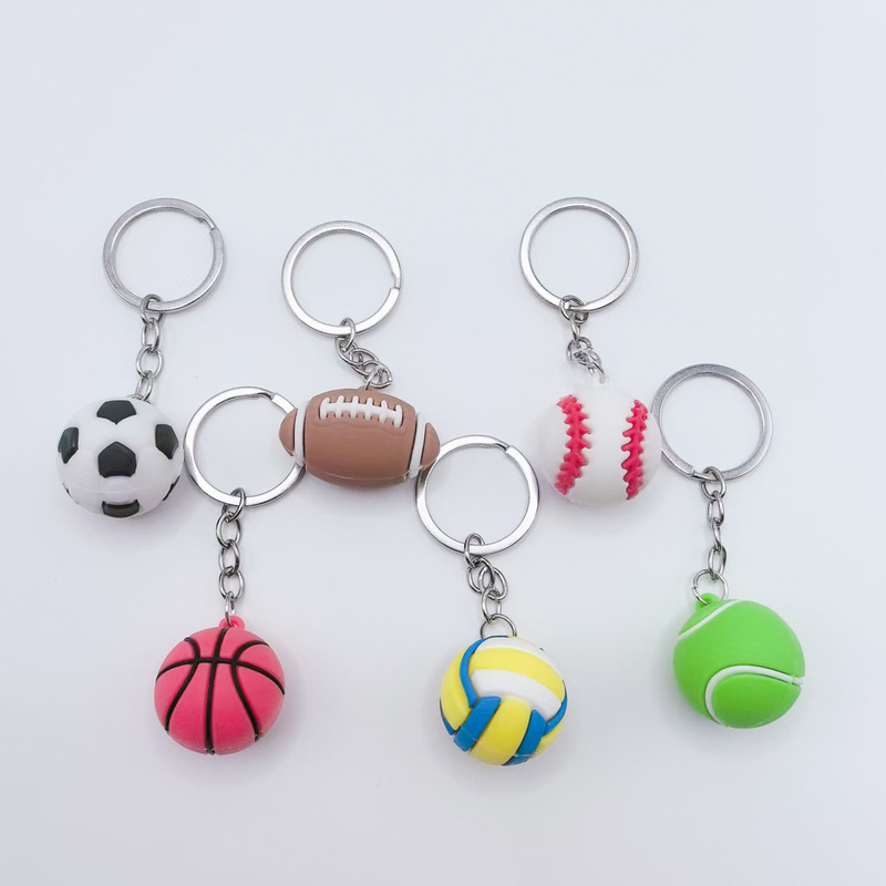 ミニサッカーのキーホルダーのペンダントをシミュレーションします。|undefined