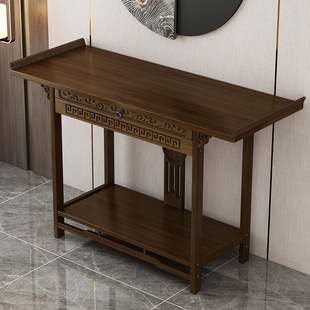 Chinese-Style Bamboo Altar for Home Use, Offering Table for Buddha, Prayer Table, Incense Table for Worshiping Bodhisattvas and Buddhas
