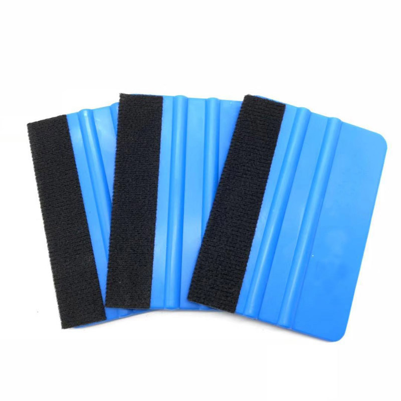 Herramientas para la aplicación de película para autos, raspador azul, puede aplicar tela, adhesivo de lana, raspador suave, película para cambio de color, envoltura para autos, fieltro de lana image 5