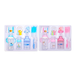 (Cross-border trading), bottle detergent, gift box, set for breastfeeding, children's feeding bottle for mother and baby, fall protection 5