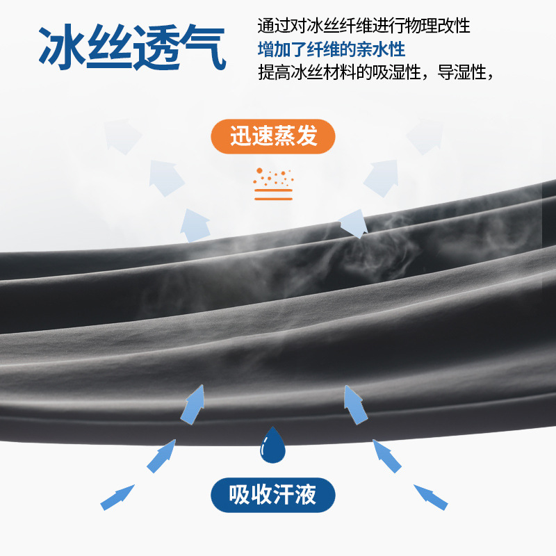 Pantalones deportivos de seda de hielo para hombres de verano delgados aire acondicionado pie suelto secado rápido respirado pantalones de entrenamiento de nueve puntos