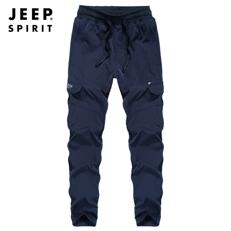 JEEP SPIRIT весенне-осенние брюки для отдыха, мужские брюки Fallout с несколькими карманами, маленькие мужские брюки 0068