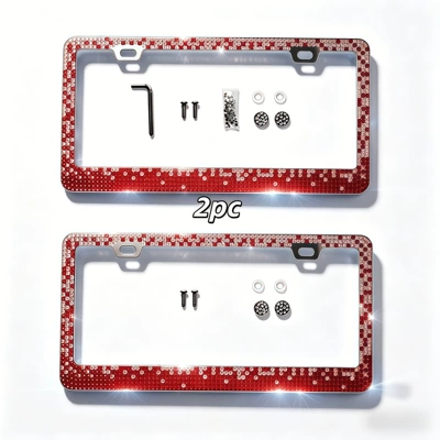 License plate holder/license plate holder Plate Frame, Gradient License Plate Frame - red-gradient