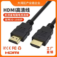 Кабель HDMI версии 1.4 1080p для проектора ТВ, подключение к компьютеру, линия HDMI высокого разрешения оптом