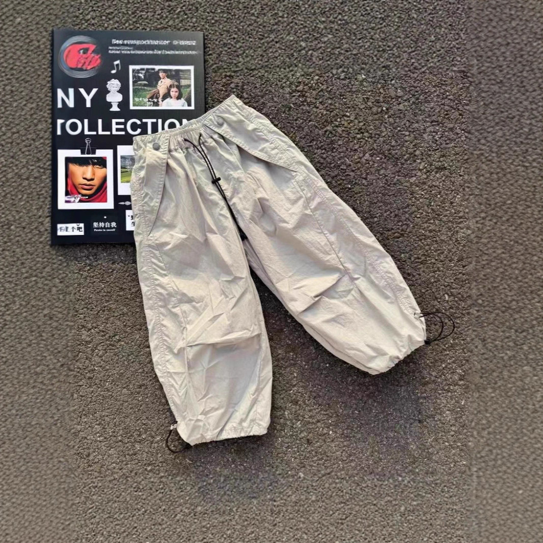 Boys and Girls Summer Casual Pants Thin 2025 Summer Style Kidsren's Lazy Pants