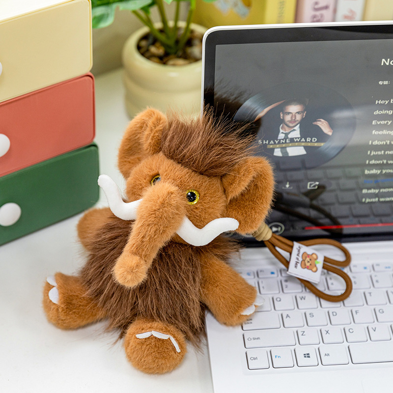 Plush Toy Mammoth Palm Treasure Bear Legend Small Doll Plush Bag Pendant Decoration Trendy Wholesale