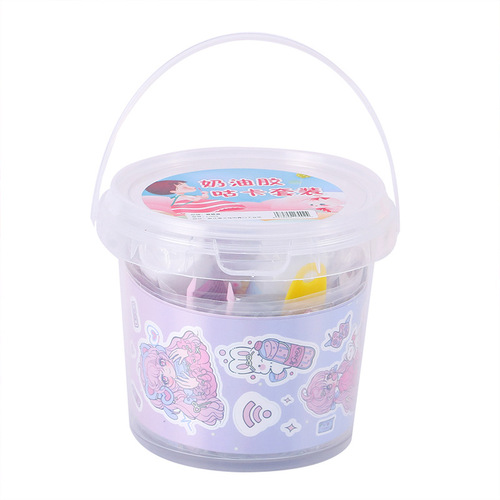 Cream glue Guka sticker set cute hand account material bucket cheap cream glue handmade material small set