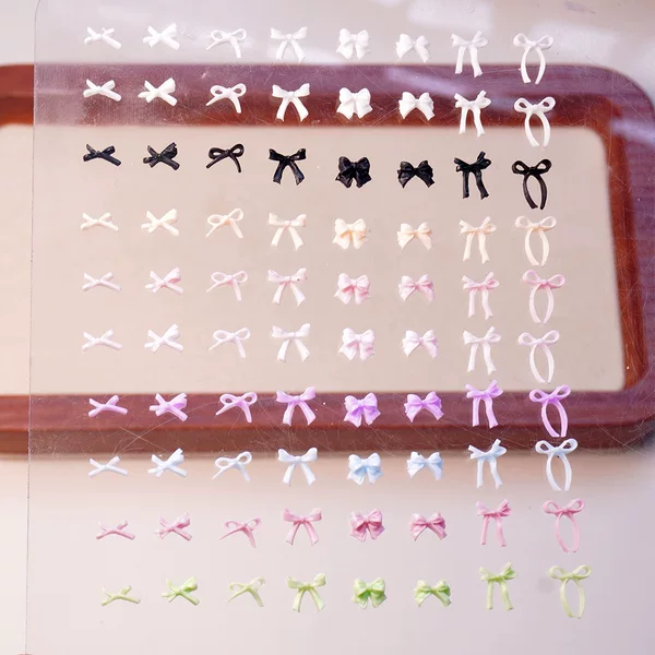 Versatile Mini Bow Nail Art Accessories Resin Small Accessories Stereo Wearable Nail Accessories DIY Floating Bow Tie