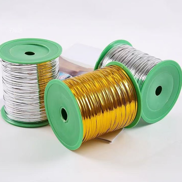 花趣金银扎带魔带细铁丝绑扎食品袋封口婚车装饰鲜花花束扎带