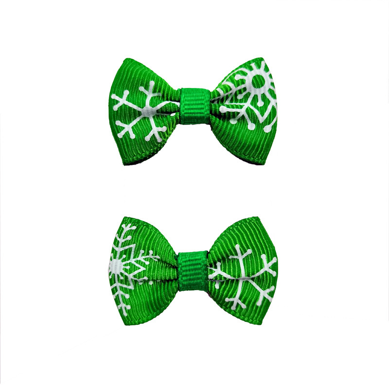 큰 눈송이 녹색