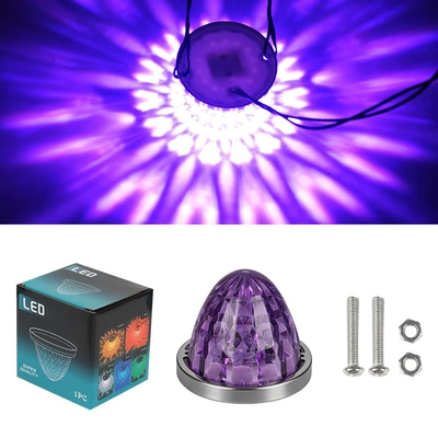 Gündüz işıqları Truck Side Light Truck Width - 10-30v-always-on-purple-single-pack