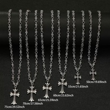 欧美十字架项链朋克男女复古项饰个性铸造克罗星吊坠项坠项时尚