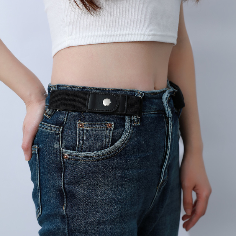 Lazy Belt for Women's Jeans, Elastic Waist Cincher, Invisible Belt for Reducing Waist Size, Waist Tightening Tool
