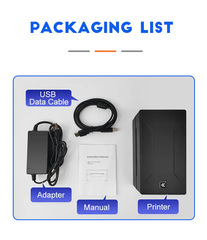 Bluetooth+PC dual-purpose wireless thermal 4x6 label printer