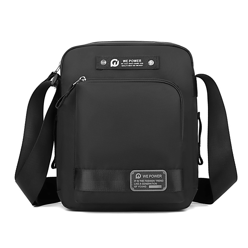 WEPOWER nuevo tipo multifuncional de bolso de hombro para hombres, bolso de hombro casual portátil, bolso de hombro al aire libre de color sólido.
