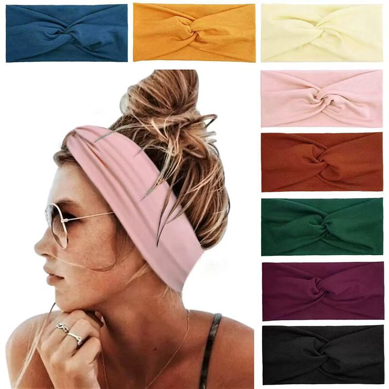European and American Bohemian Yoga Sports Hair Band Elastic Non-slip Wide Rim Hair Band Exercise Running Sweat-absorbent Women's Headband European and American Bohemian Yoga Sports Hair Band Elastic Non-slip Wide Rim Hair Band Exercise Running Sweat-absorbent Women's Headband