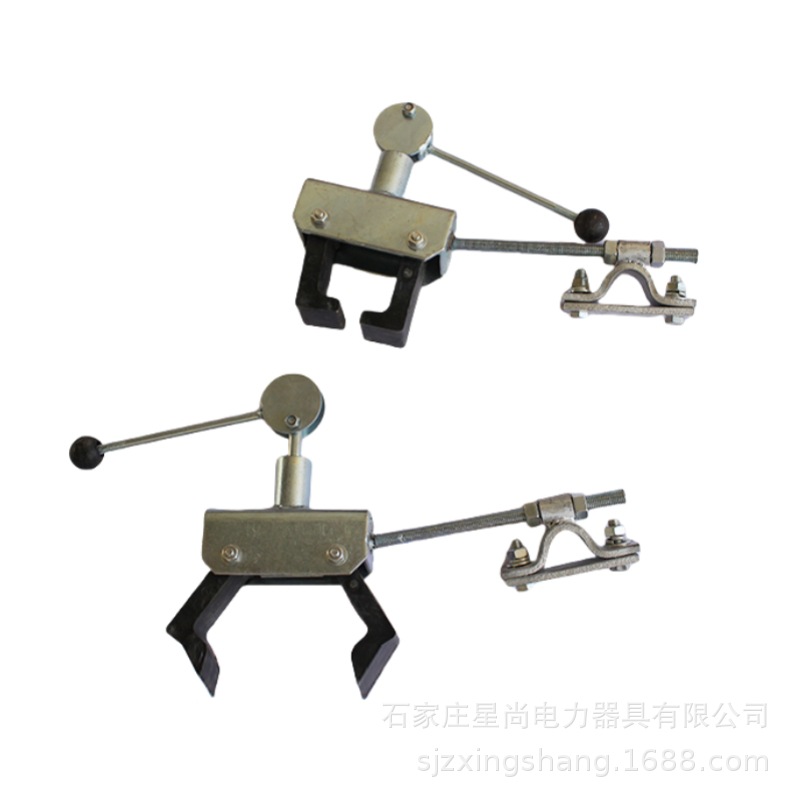 梯车抓轨器防倾器尼龙材质铁路专用绝缘抓轨器车梯防倾制动器防滑