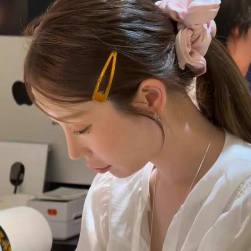 韓国ブロガーと同じスタイルのサイドクリップ、額の切れ毛を整理するヘアクリップ、女性用BBクリップ、シンプルで多用途なヘアクリップ、ヘアクリップ、ヘアアクセサリー|undefined