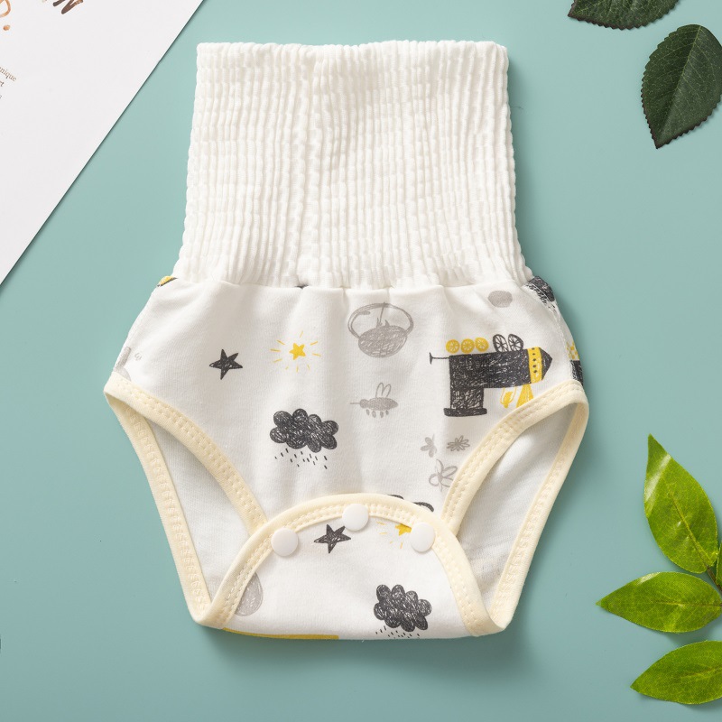 Infant Anti-wind Waist Girdle to Protect Against Cold, Navel Protection High-waisted Underpants Baby Navel Guard Newborn Bellyband Pure Cotton Abdominal Wrap