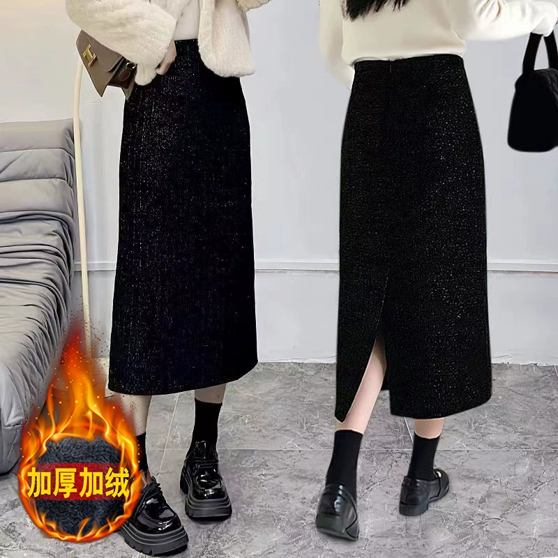 Корейская версия чеболя Цянь Цзинь Сяосян Ветер осенью и зимой элегантный черный дизайн