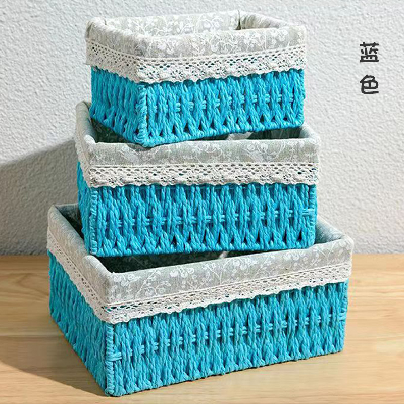 Blue (floral lining)