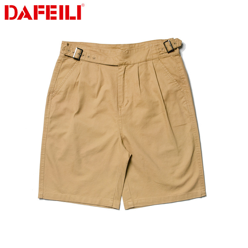 2025 Workwear Retro High Waist Gorg Military Pants Curaca Straight-Leg Naples Casual Suit Pants Shorts Men's