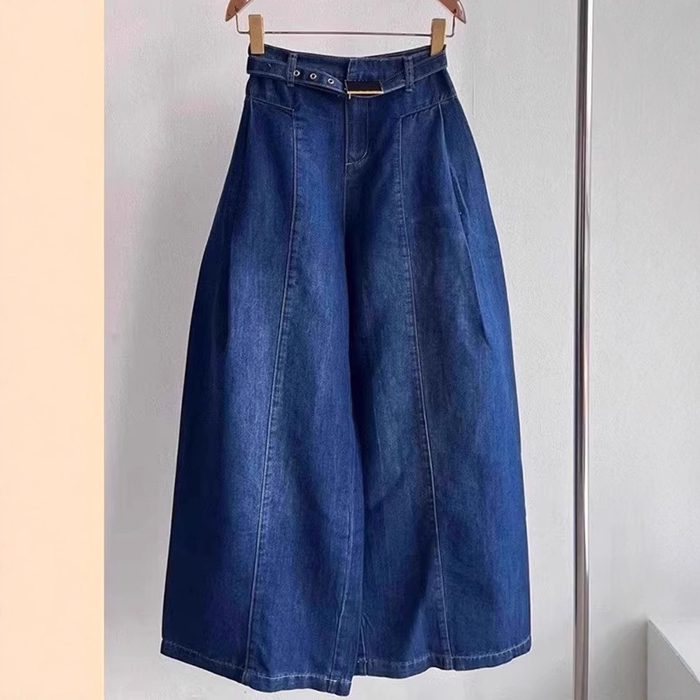 一线大榀牌清仓捡漏韩版筒约水洗牛仔宽松休闲港味小众百搭牛仔裤