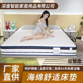 十二星座加厚乳胶高弹海绵床垫护脊家用独立弹簧天然乳胶床垫定制