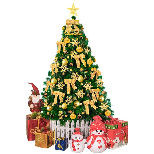 Christmas tree Christmas decorations shopping mall office home high-end encrypted luminous set scene decoration ornaments