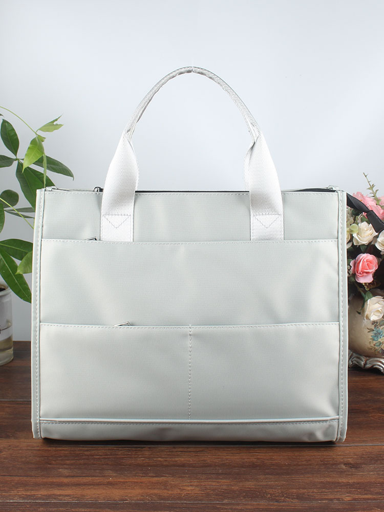 Document Bag Satchel A4 Office Bag Business Meeting Document Bag Large Capacity Student Hand Bag Promotional Material Bag