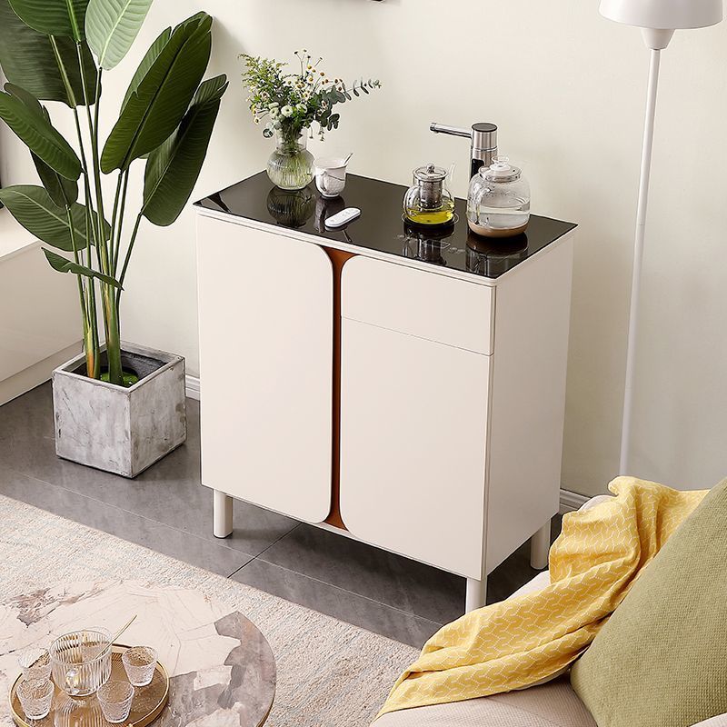 2025 nueva máquina de té de madera sólida de alta gama doméstica inteligente dispensadora de agua en un gabinete totalmente automático cubo inferior