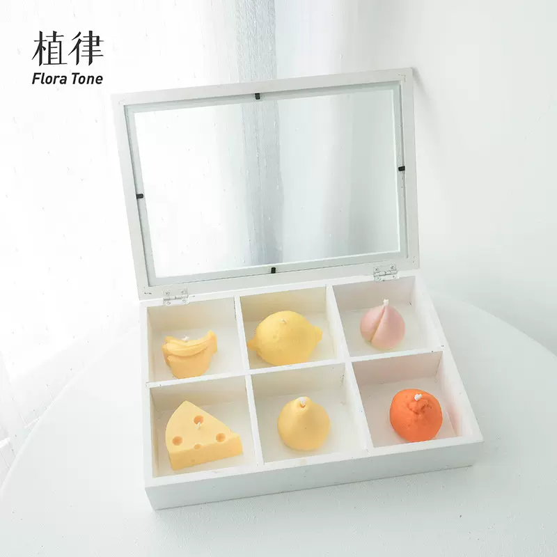 颜值与食欲一体DIY水果造型香薰蜡烛家居装饰小摆件餐厅布置