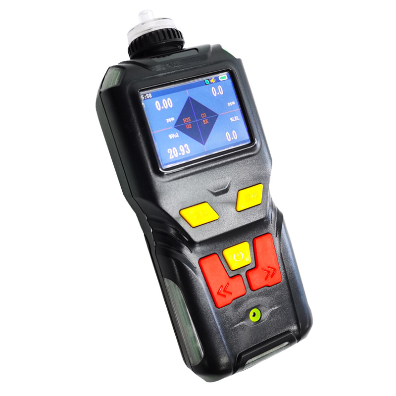 防爆便携式四合一气体检测仪可燃有毒气体探测报警器