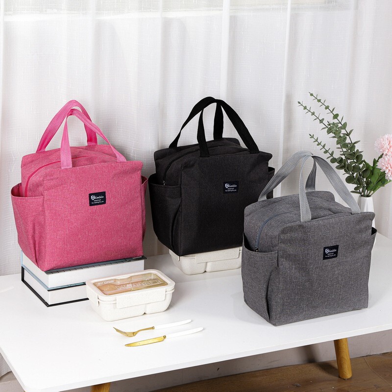 New Trendy Large-Capacity Women's Bag, Aluminum Foil Bag, Thickened Women's Oxford Cloth Bag, Handbag, Lunch Box Bag