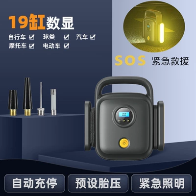 with Flashing Light, Hava nasosu - zy-5101-19-cylinder-wired-digital-display-luxury-strobe-light-model