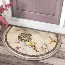 ?中式半圓地墊入戶門墊多尼爾家用門口耐臟腳墊衛生間吸水防滑地