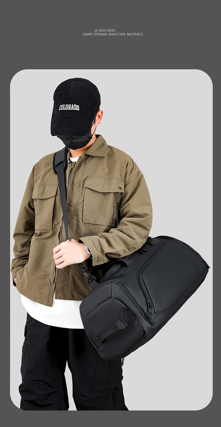 Multifunctional Travel Bag With Large Capacity And Shoe Compartment_voghion.com