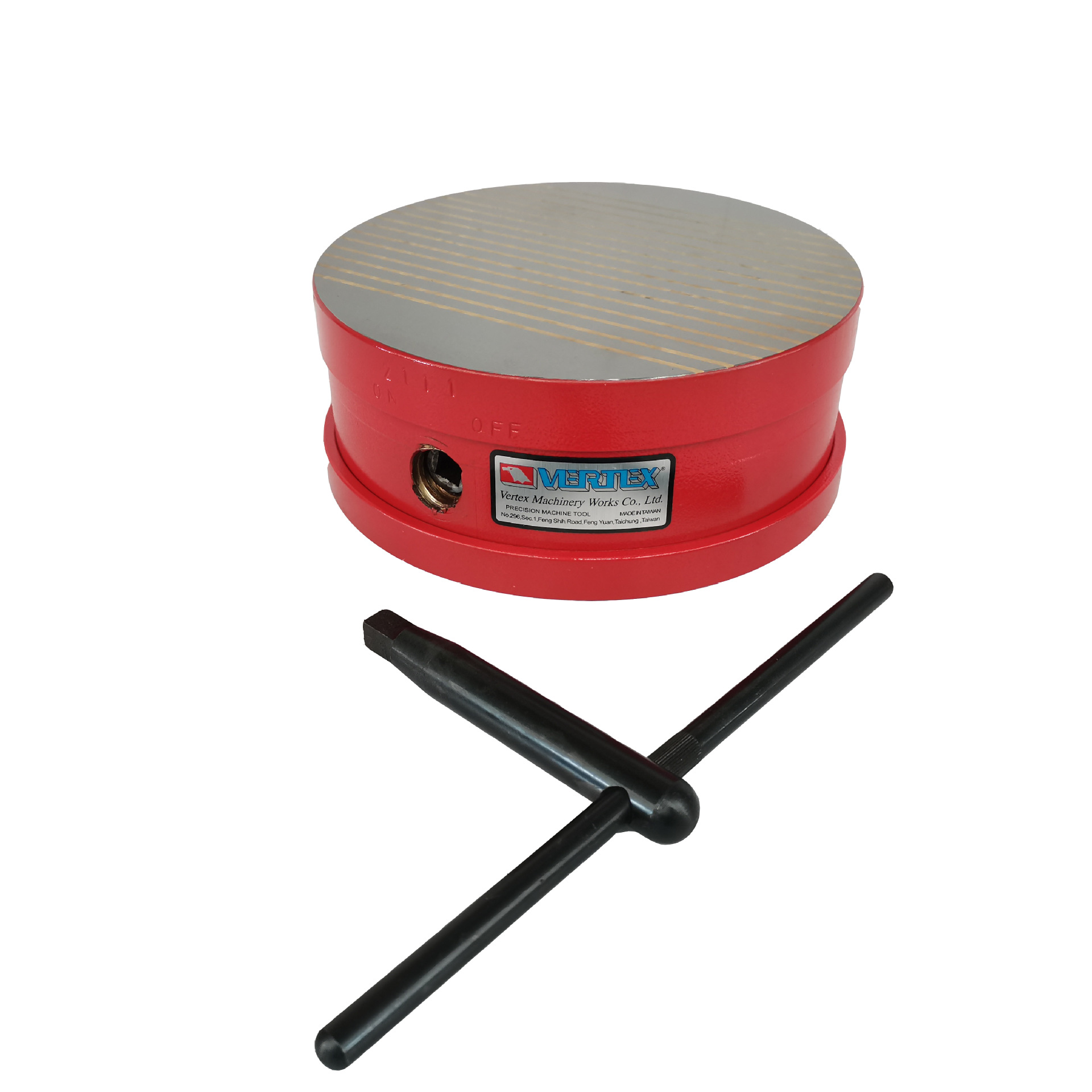 台湾鹰牌VERTEX圆形粗目磁盘CGD-06/08内外圆磨磁台车床磁力吸盘