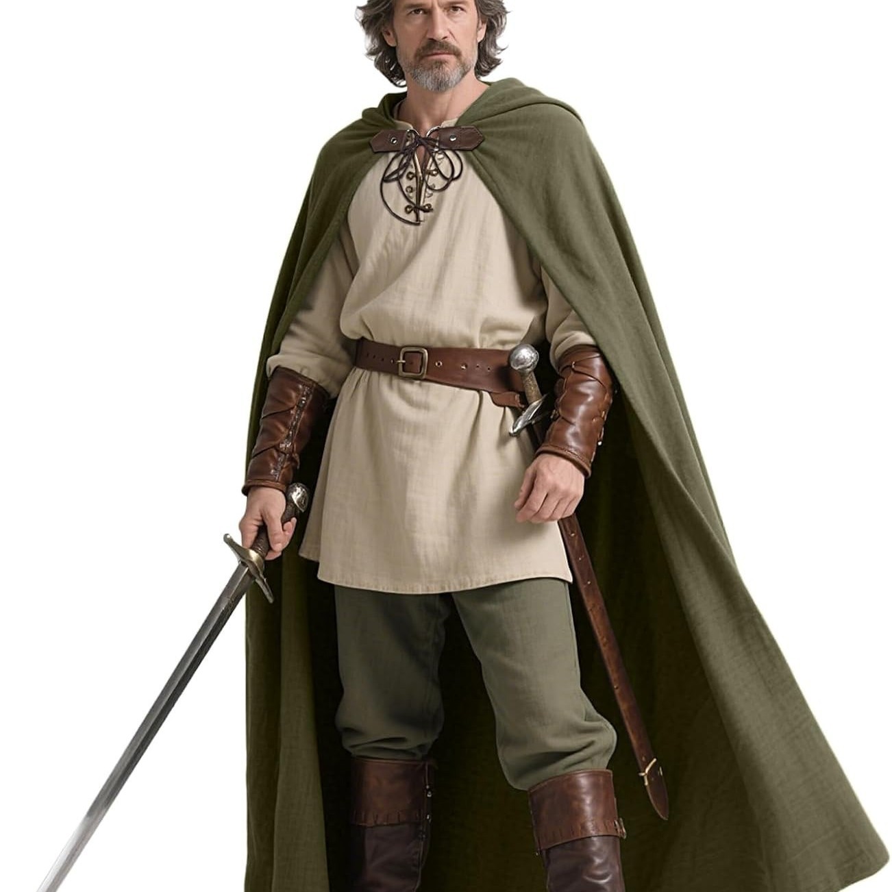 Trench coat, cloak with hood, halloween