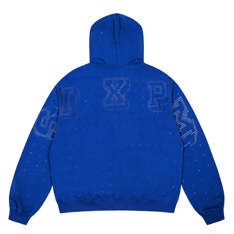 central cee同款6PM Tracksuit刺绣连帽卫衣欧美嘻哈宽松运动外套|undefined