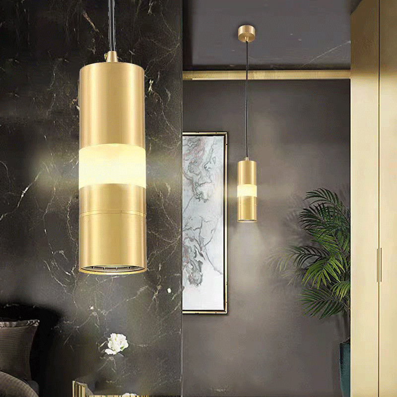 All-Copper Bedside Bar Bedroom Chandelier Restaurant Modern Simple European American Accessible Luxury Normcore Long Line Fishing Line Chandelier