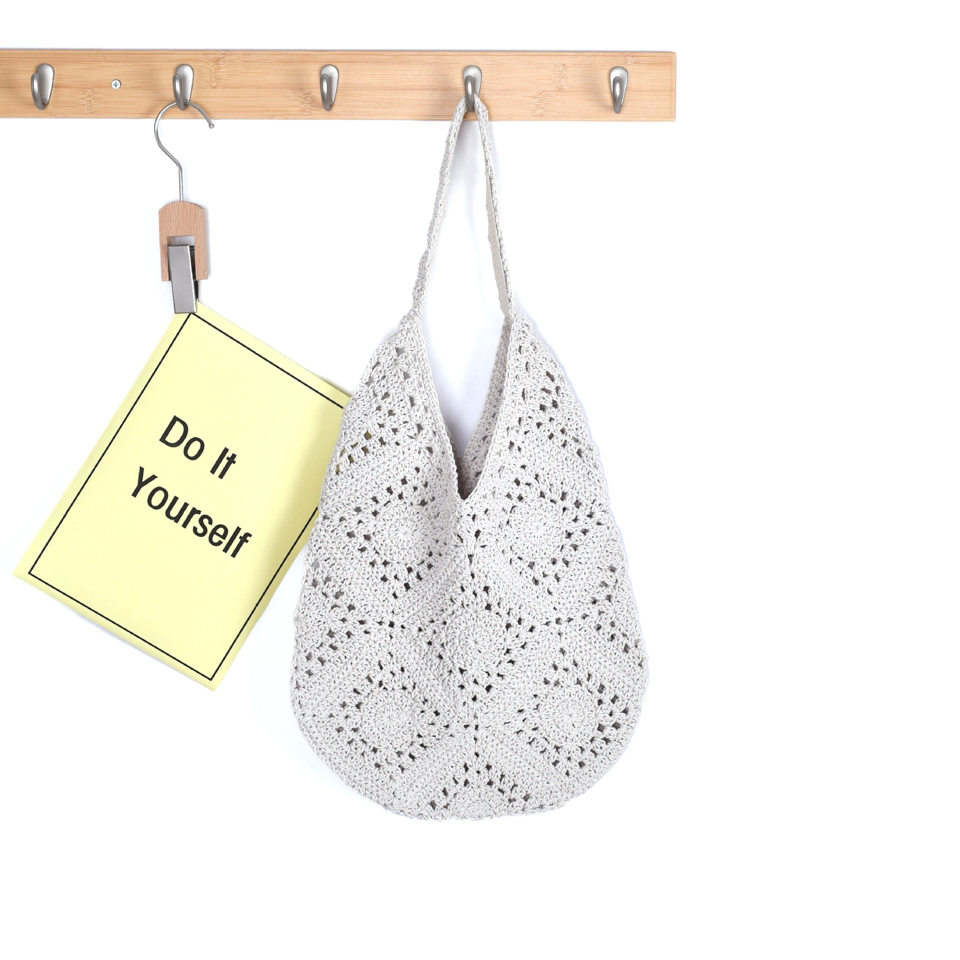 Borsa a tracolla da spiaggia intrecciata in erba Laizhou da donna, fatta a mano all'uncinetto, con filo di cotone, griglia della nonna, fiore cavo_voghion.com