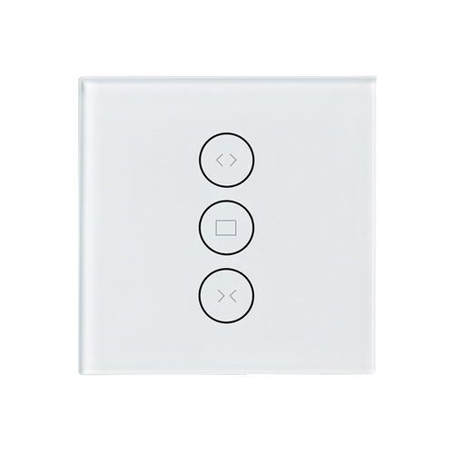 Factory Doodle WiFi+Bluetooth Dual Mode Alexa Voice Control Smart Touch Euro Standard Curtain Switch