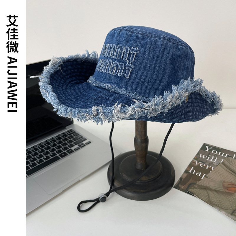 Sombrero de vaquero occidental sombrero de verano sombrero de bisel grande sombrero de sombrero de protección solar sombrero de bañera versátil sombrero de pesca al aire libre sombrero