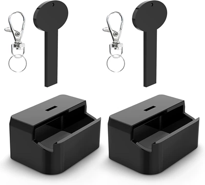 Cross-Border Car Seat Belt Buckle Other Automotive Interior Supplies - black-2-pack