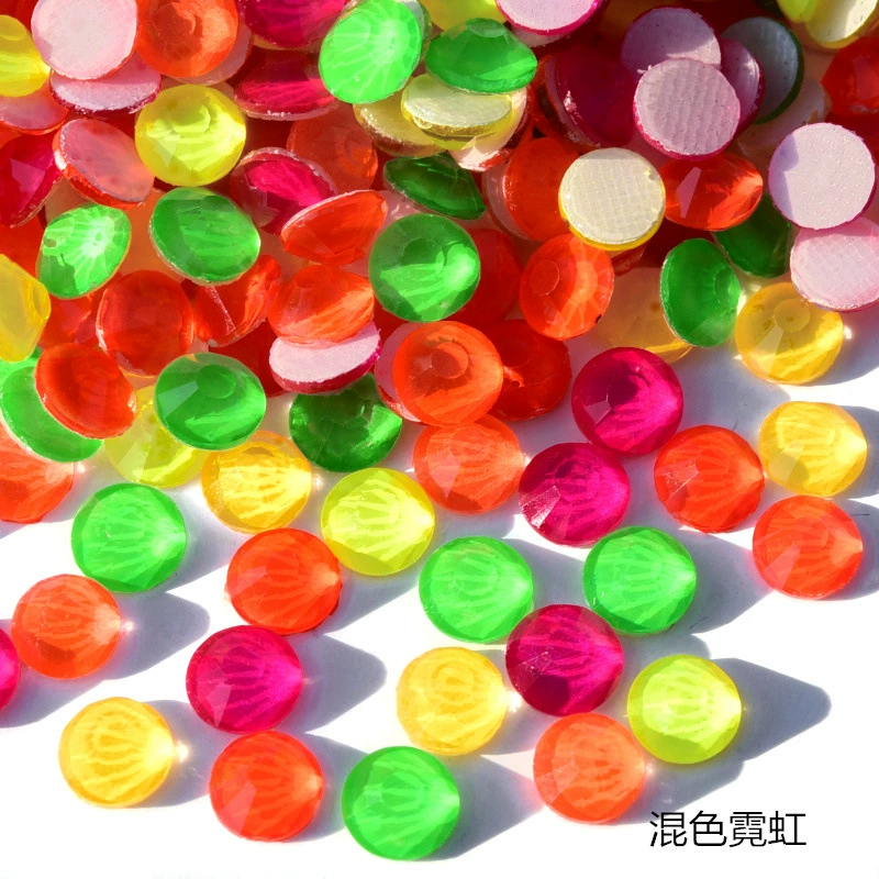 Hot‑fix rhinestones SS3–SS30, glass crystal round flat‑back, 1440 pcs per pack (hot‑melt)
