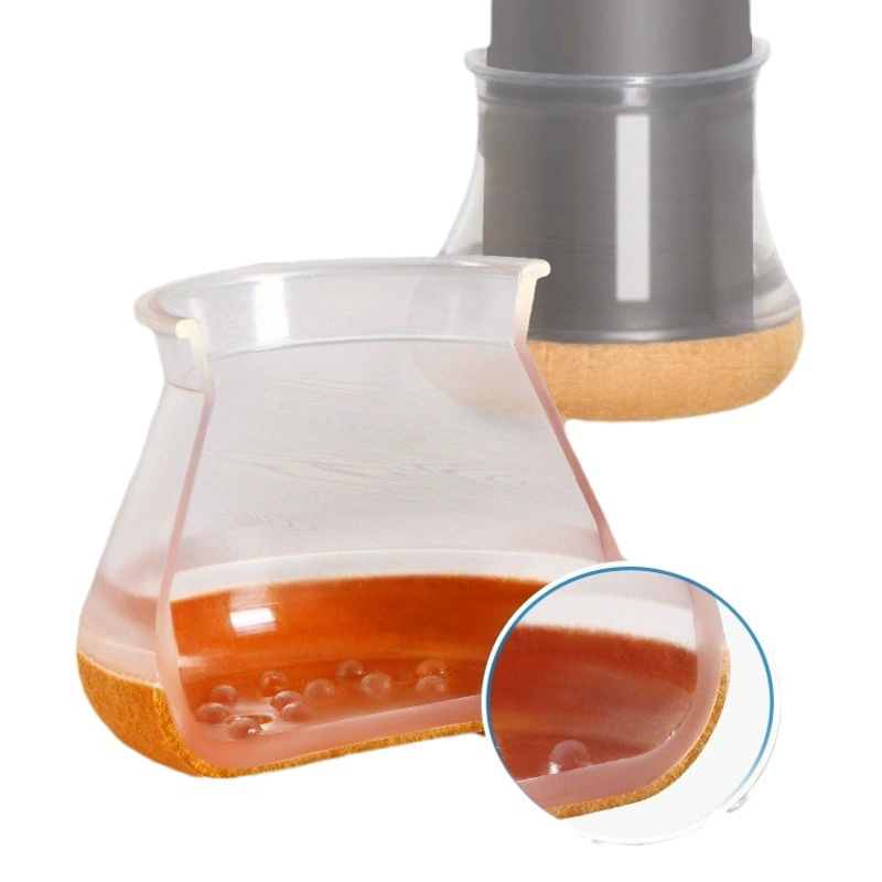 2023 Модернизированный защитный чехол для ножек стула Коврик для ног стула Бесшумный износостойкий коврик для ног стула Крышка для ног стола и стула Утолщенный чехол для ног стола